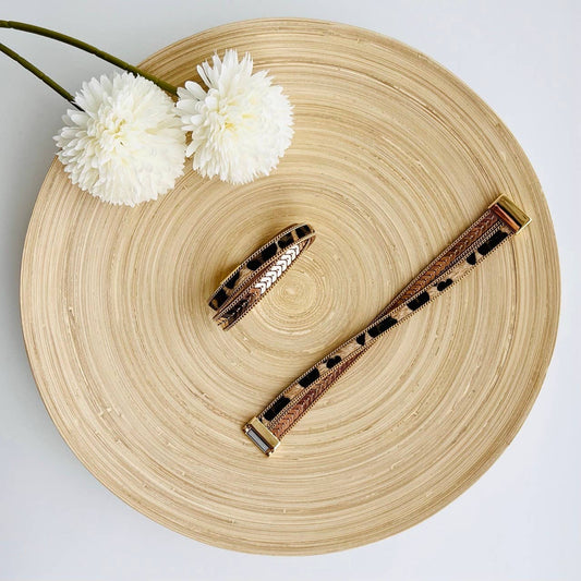 Gold Leopard Bracelet