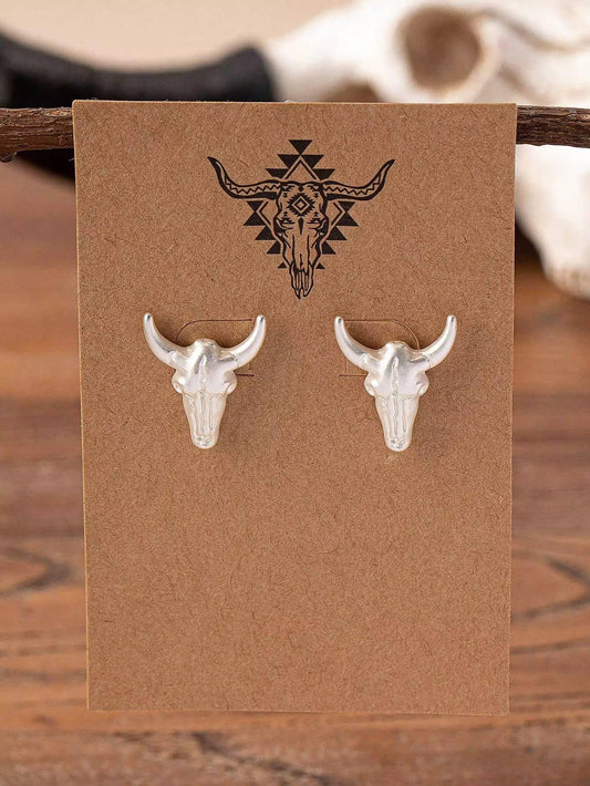 Bull Stud Earrings