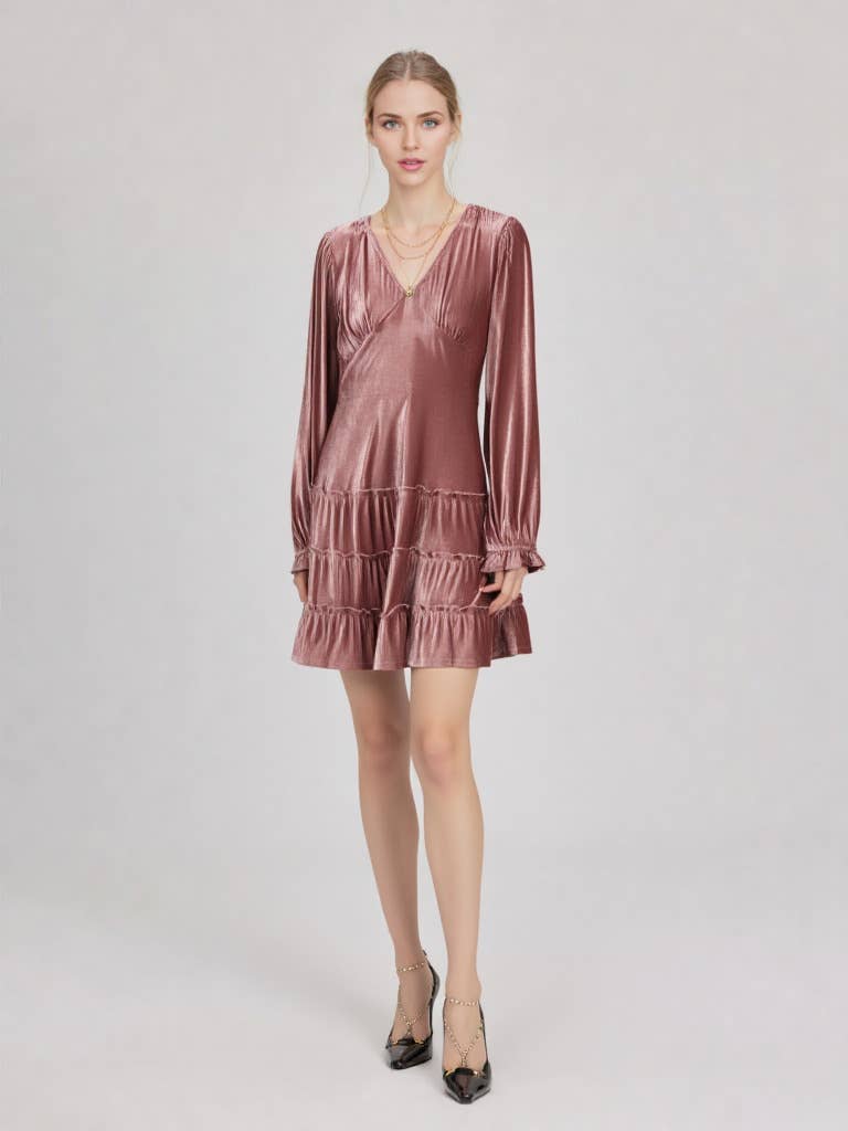 Sweetheart Velvet Mini Dress