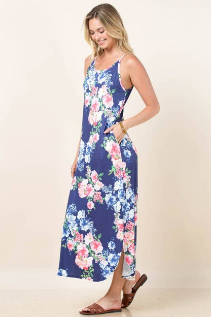 Bluebonnet Breeze Maxi Dress