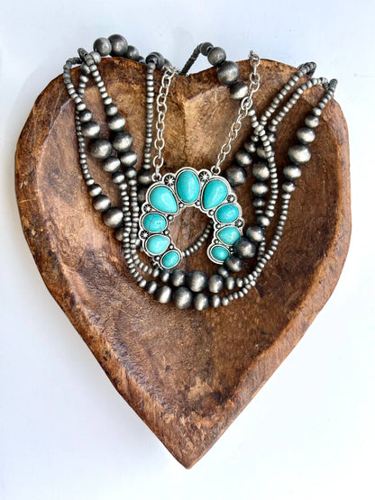 Desert Sky Squash Blossom Necklace Set
