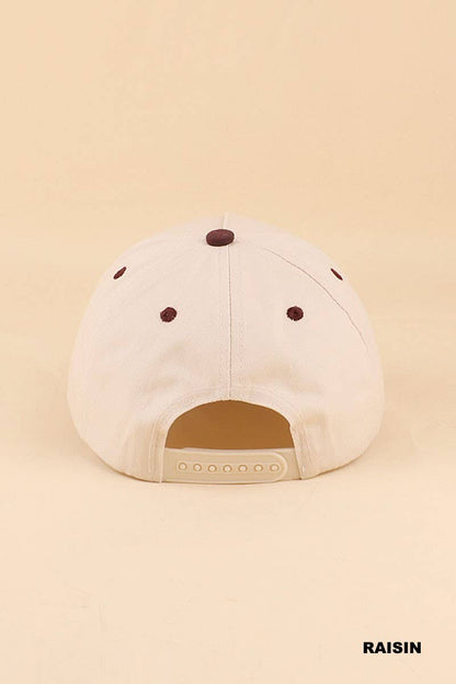 Girl Math Is Always The Answer Two Tone Snapback Hat: COW / 1(ONE SIZE)