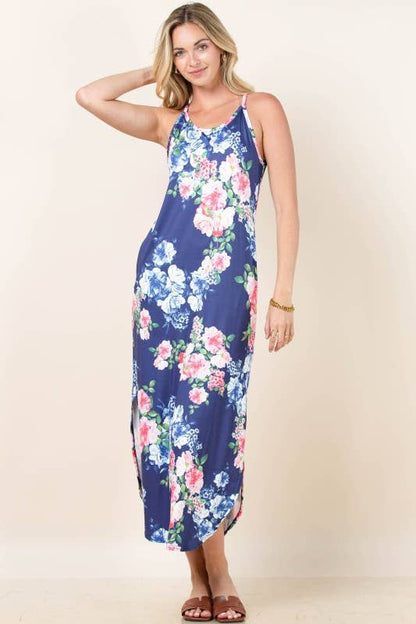 Bluebonnet Breeze Maxi Dress