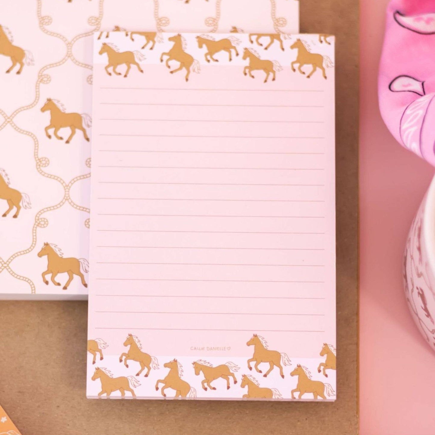 Western Horses 4x6 Notepad