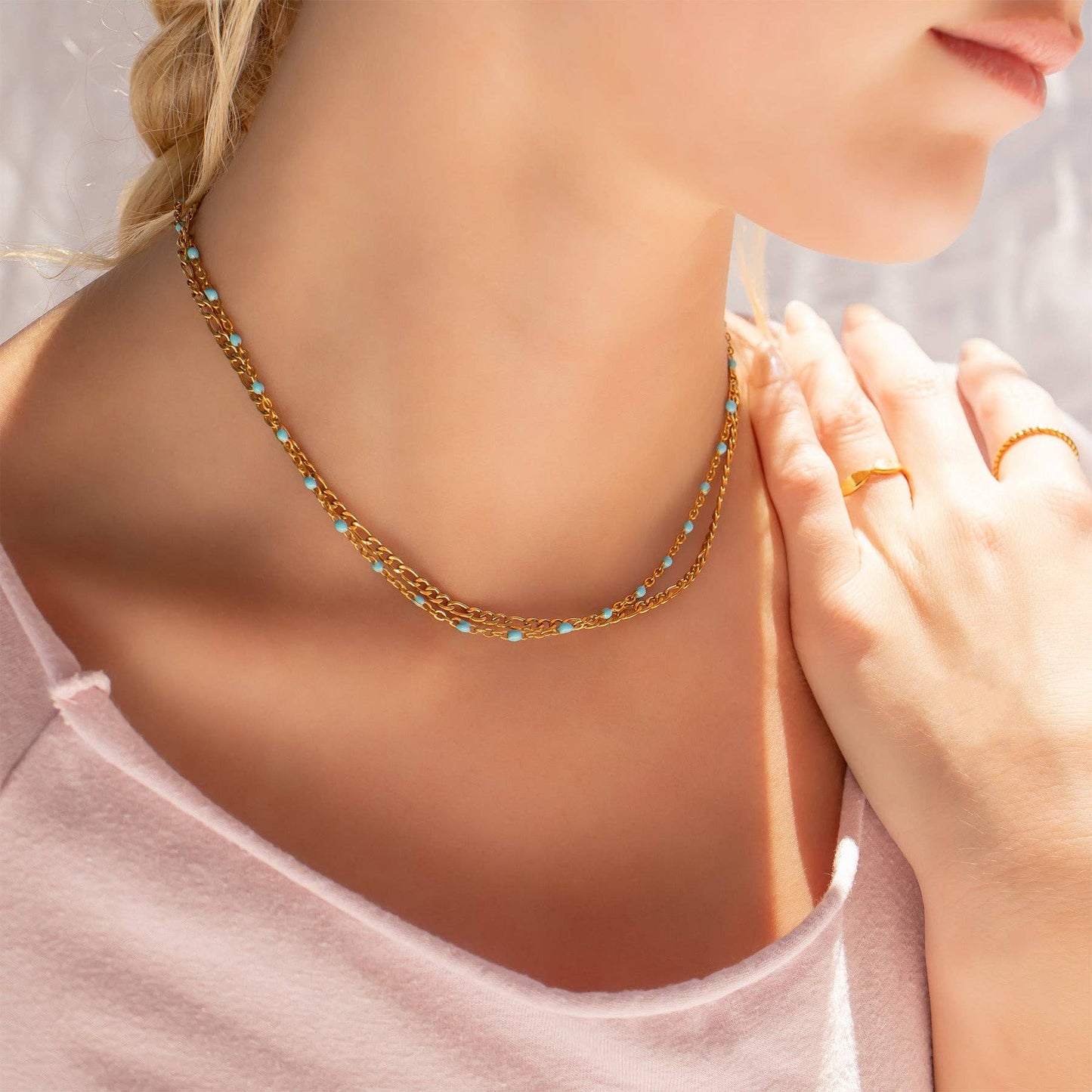 Coastal Cowgirl Turquoise Chain