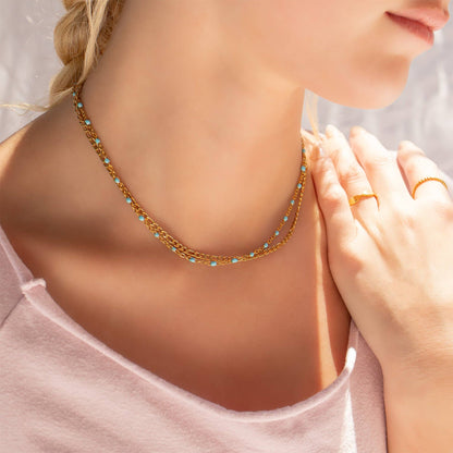 Coastal Cowgirl Turquoise Chain