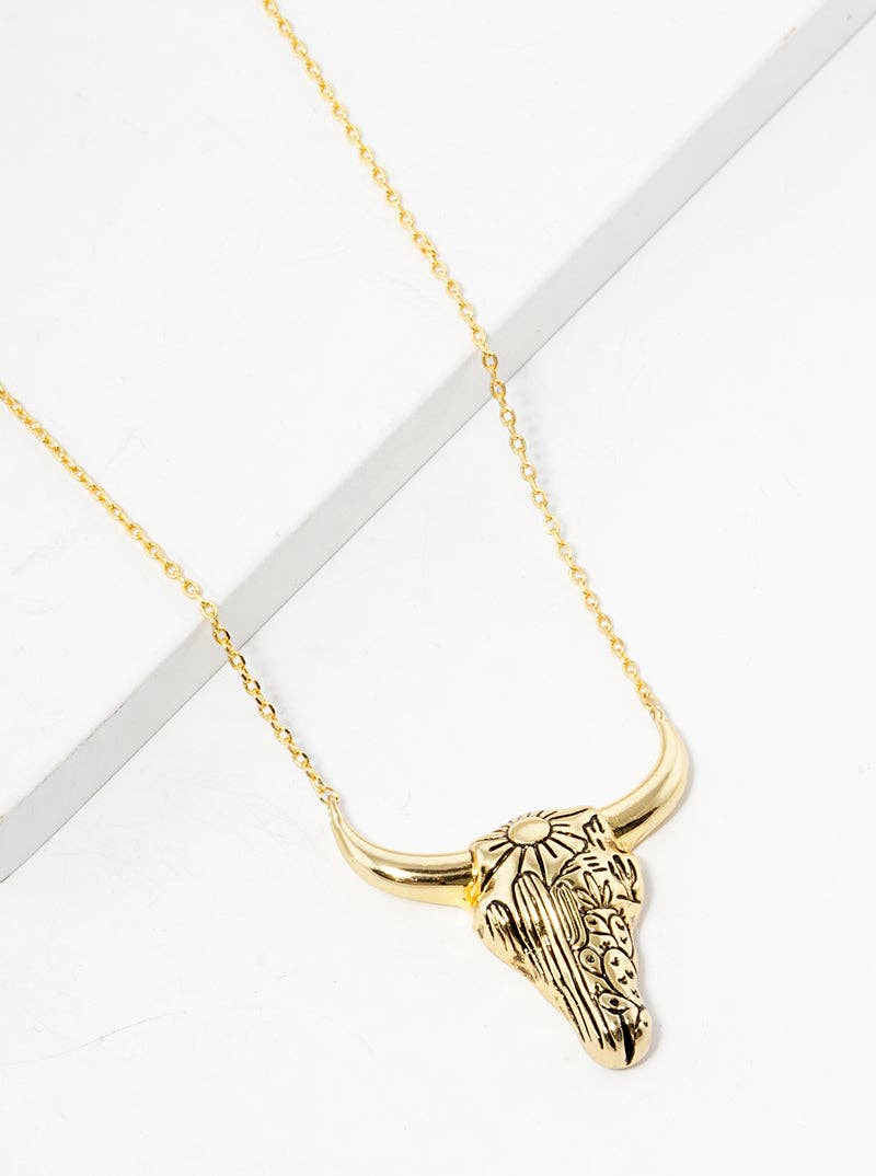 Prickly Bull Necklace