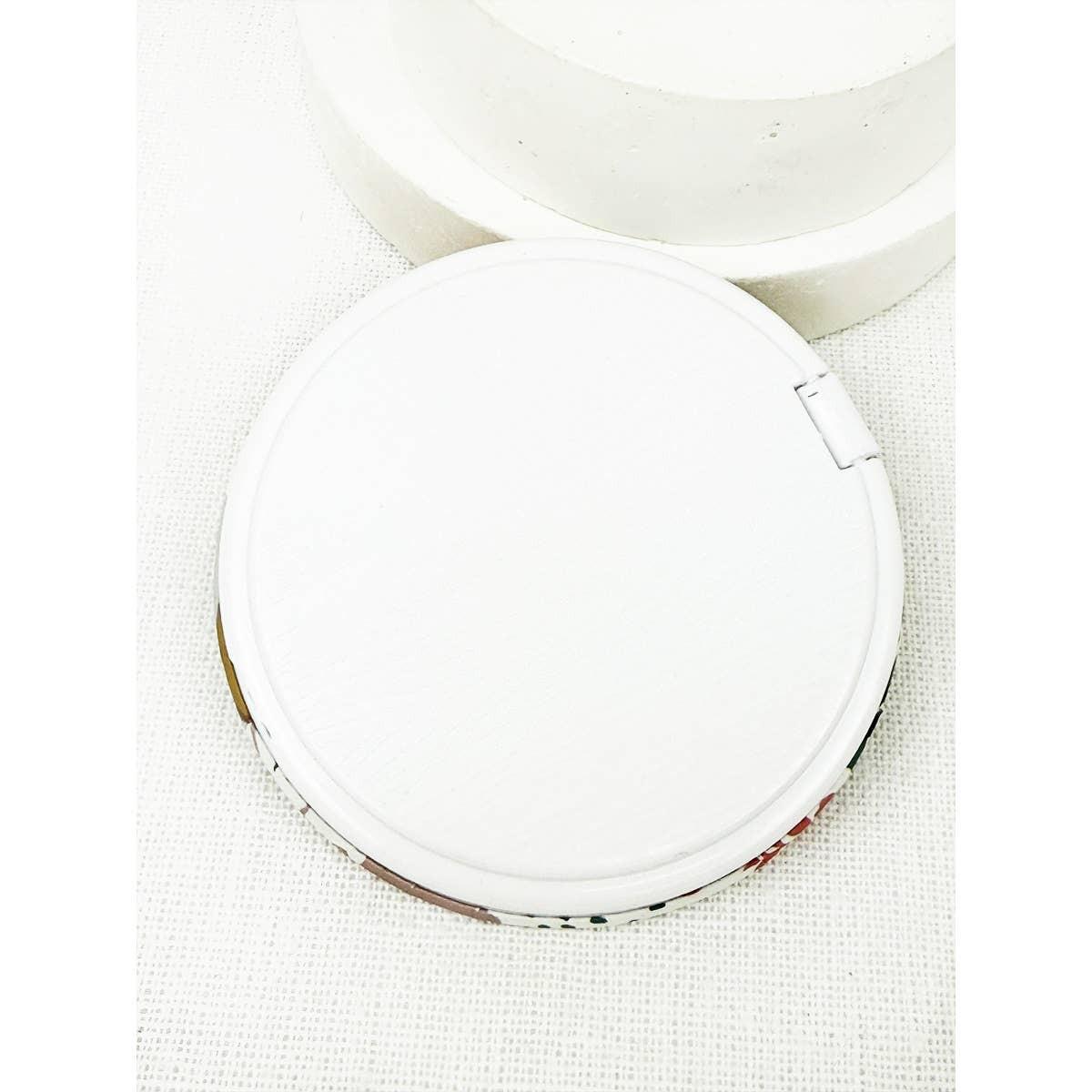 Tropical Leaf Compact Mirror