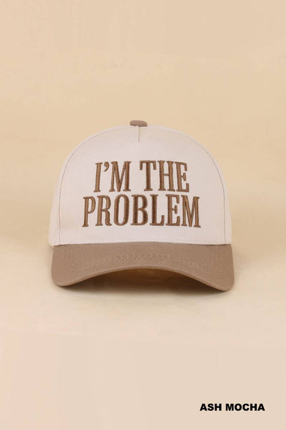 I'm The Problem Two Tone Snapback Hat: PAISLEY BLACK / 1(ONE SIZE)