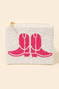 Pink Boots Coin Purse