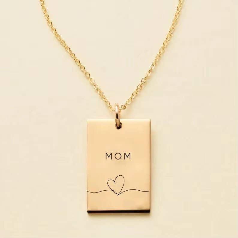 Mom & Heart Necklace