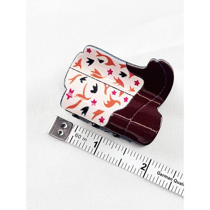Mini Western Boot Hair Claw Clips: MIX COLOR / ONE(12)