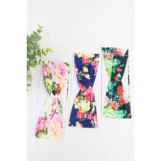 Flower Print Headwrap: MIX COLOR / ONE(12)