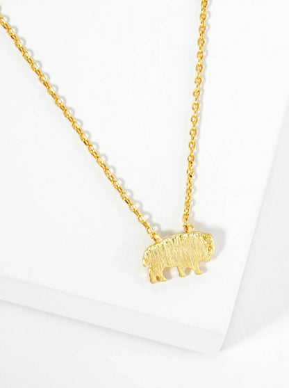 Heart of a Bison Necklace