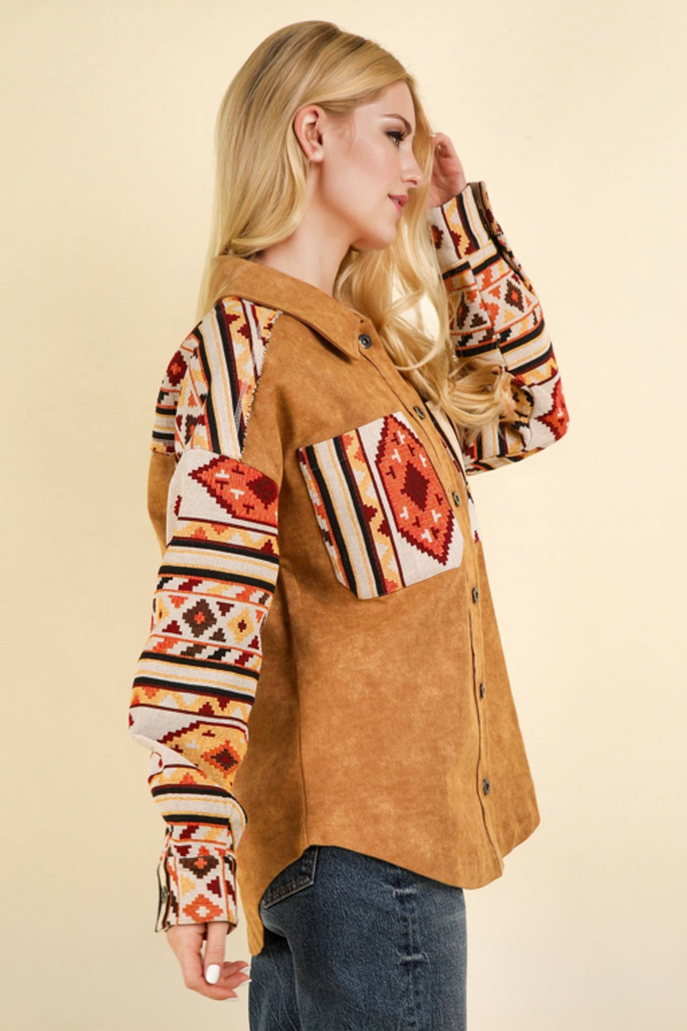 Aztec Oversized Shacket