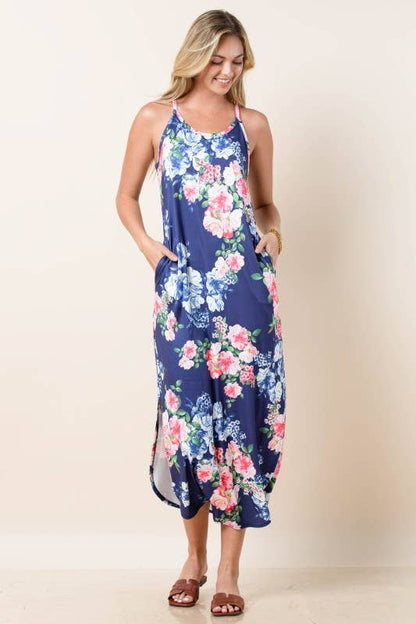 Bluebonnet Breeze Maxi Dress