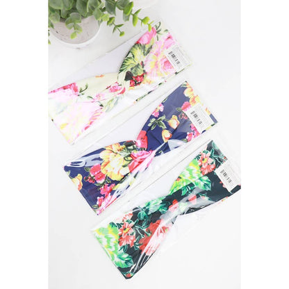Flower Print Headwrap: MIX COLOR / ONE(12)