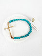 Turquoise Cross Bracelet