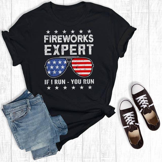 Fourth Of July Firework Expert Tee