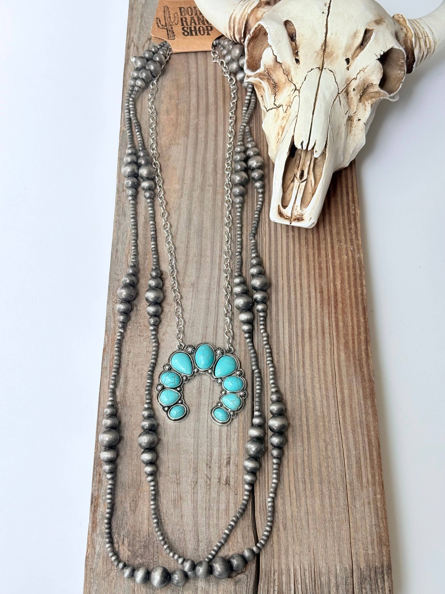 Desert Sky Squash Blossom Necklace Set