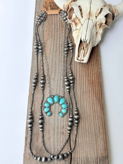 Desert Sky Squash Blossom Necklace Set
