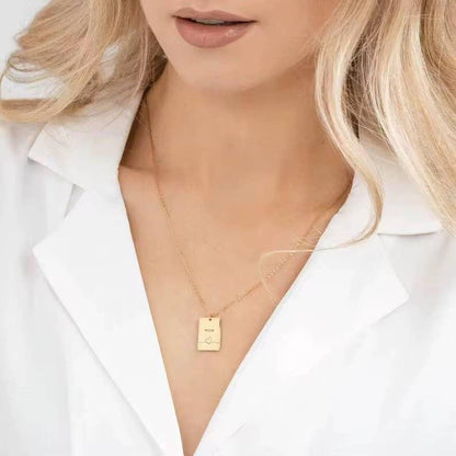 Mom & Heart Necklace