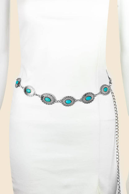 Prairie Bloom Concho Belt