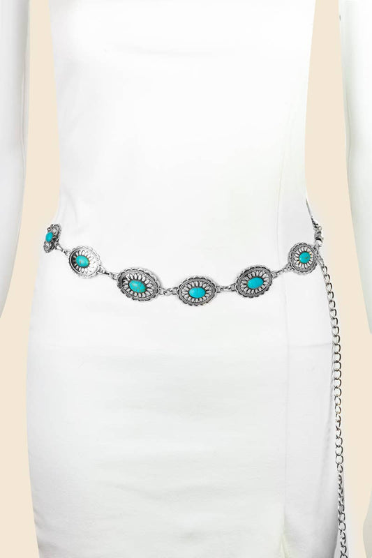 Prairie Bloom Concho Belt