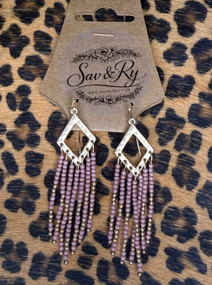 Sienna Blush Earrings