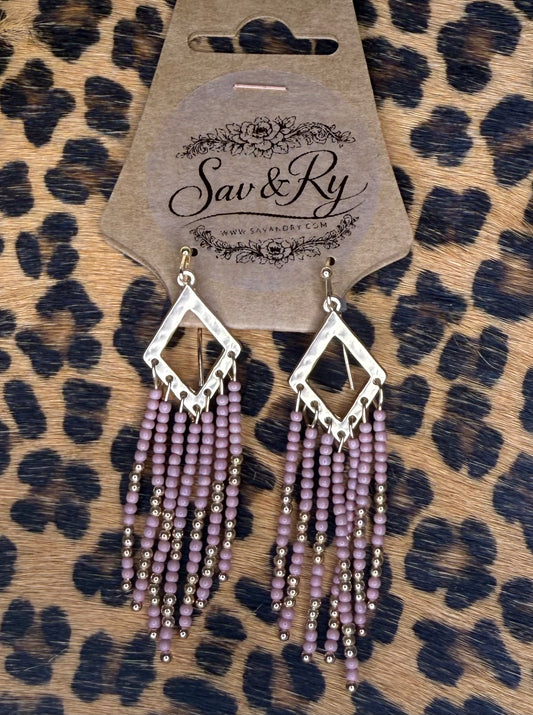 Sienna Blush Earrings