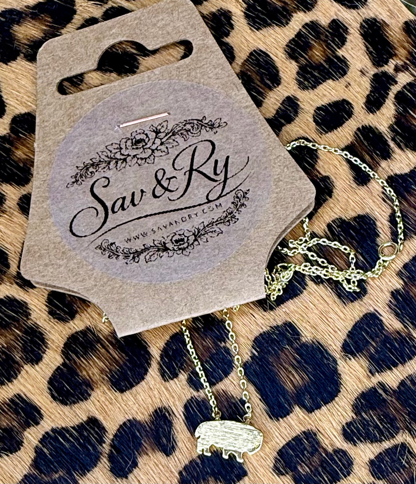 Heart of a Bison Necklace