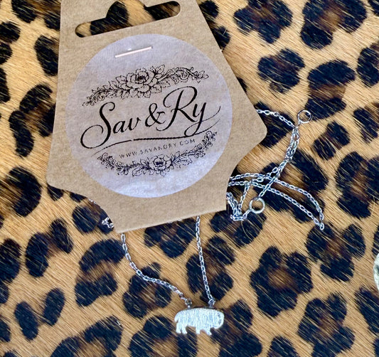 Heart of a Bison Necklace