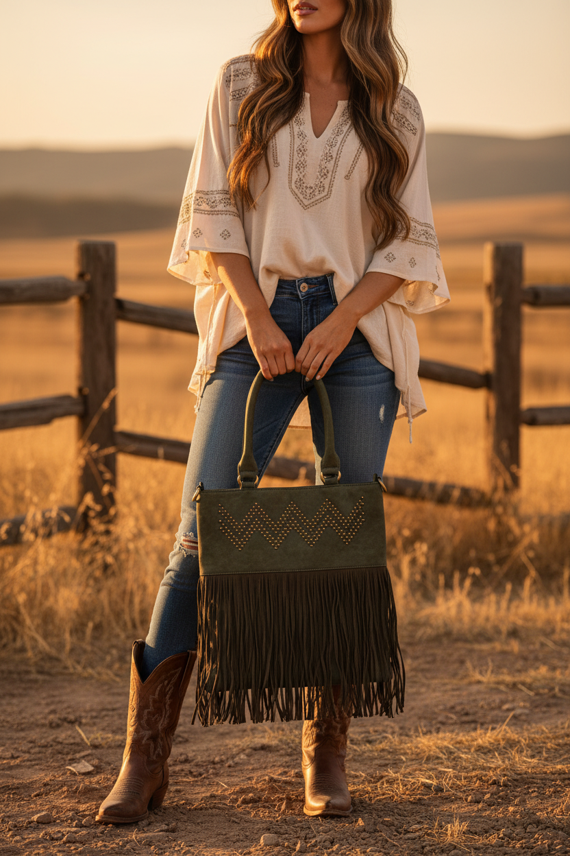 Wild West Fringe Bag