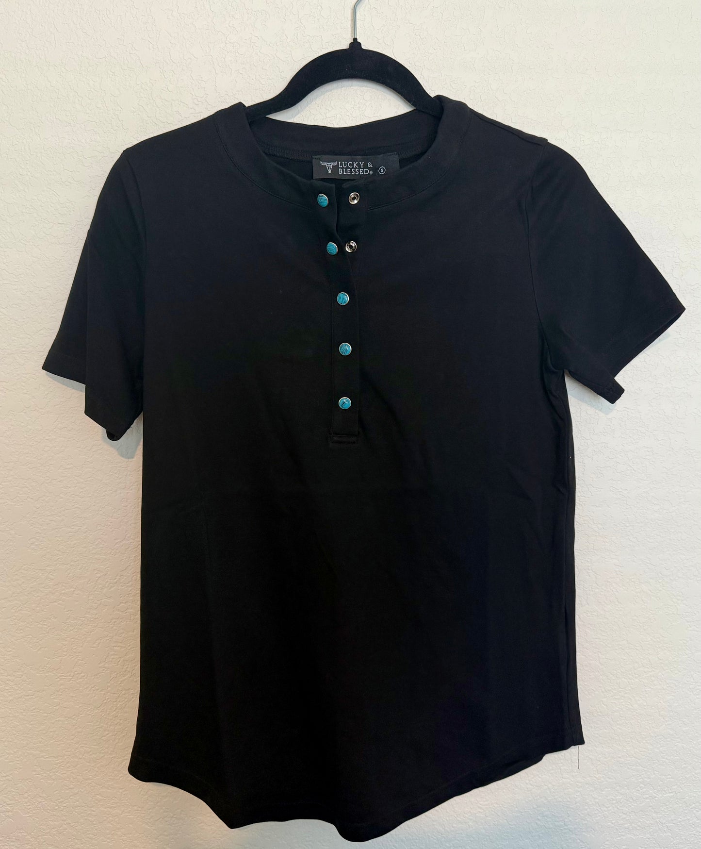 Black Dust Henley