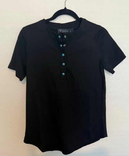 Black Dust Henley