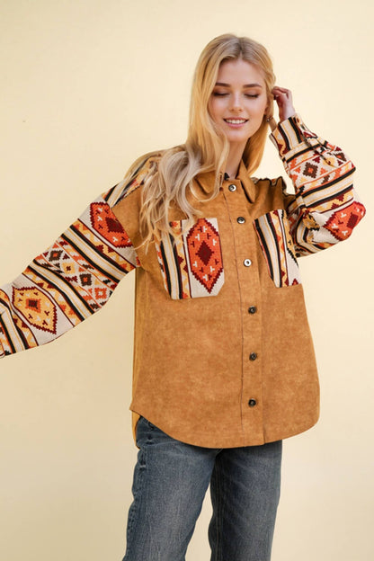 Aztec Oversized Shacket