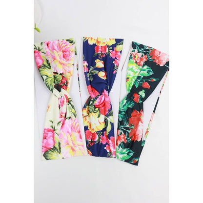Flower Print Headwrap: MIX COLOR / ONE(12)