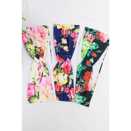 Flower Print Headwrap: MIX COLOR / ONE(12)