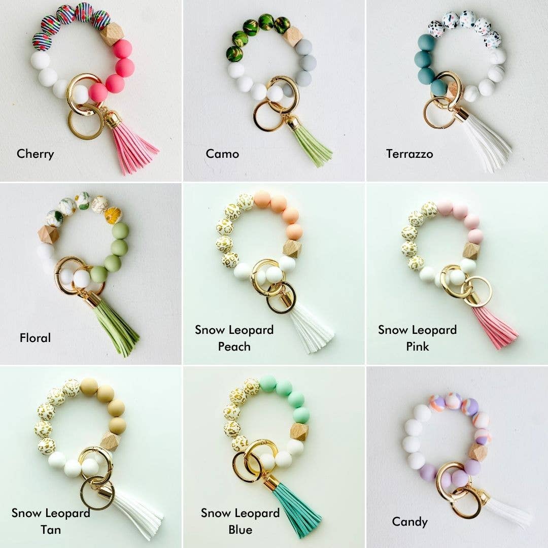 Mixed Colors Keychains - Minor Imperfections: Silicone Bead Keychains
