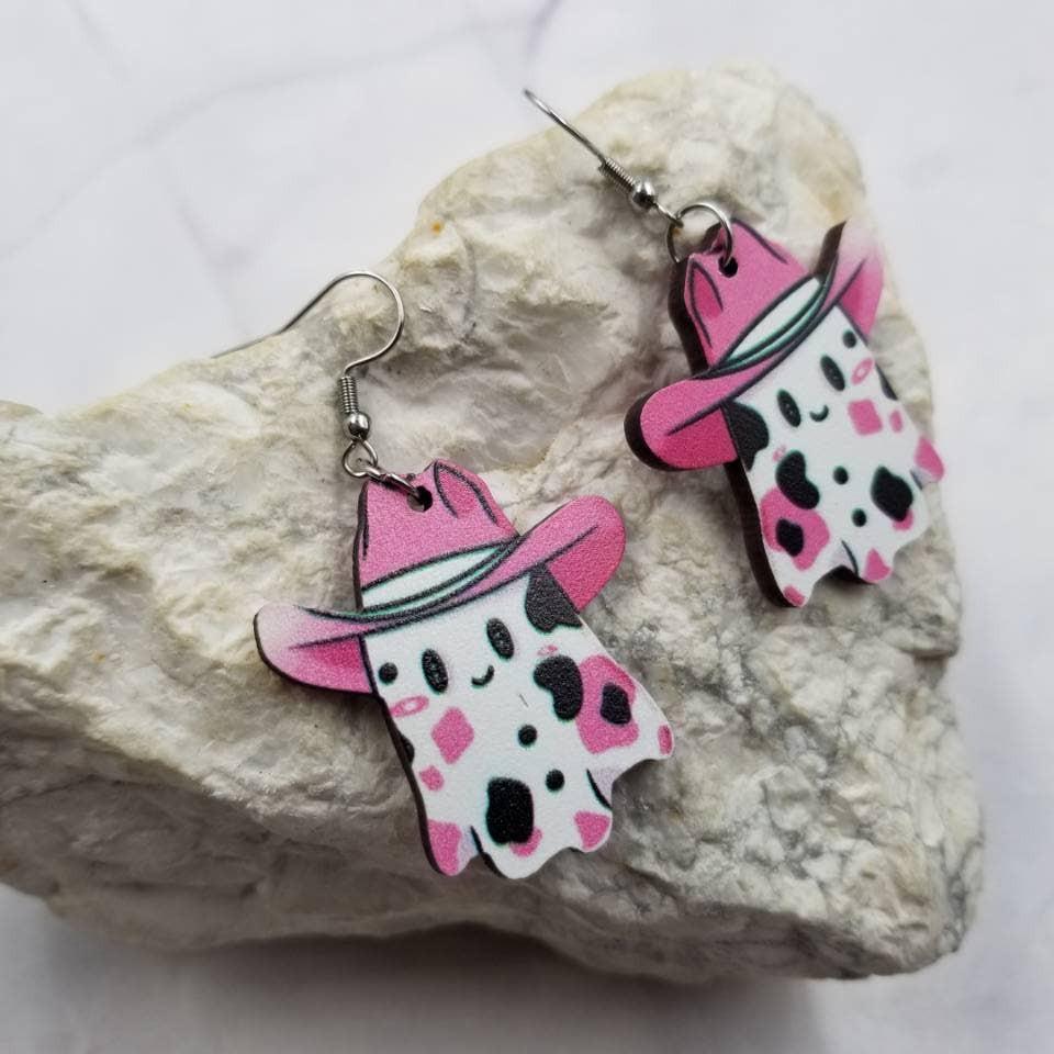 Cowgirl Ghost Earrings