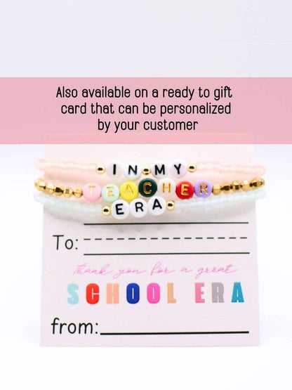 In My Teacher Era Bracelet Set
