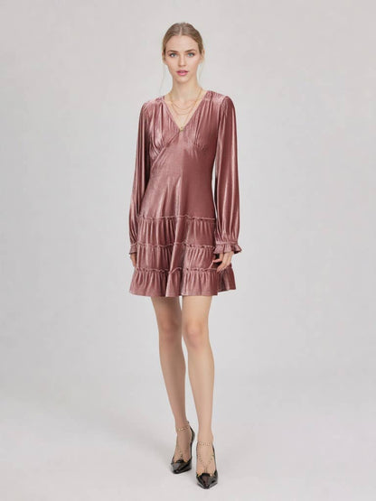 Sweetheart Velvet Mini Dress
