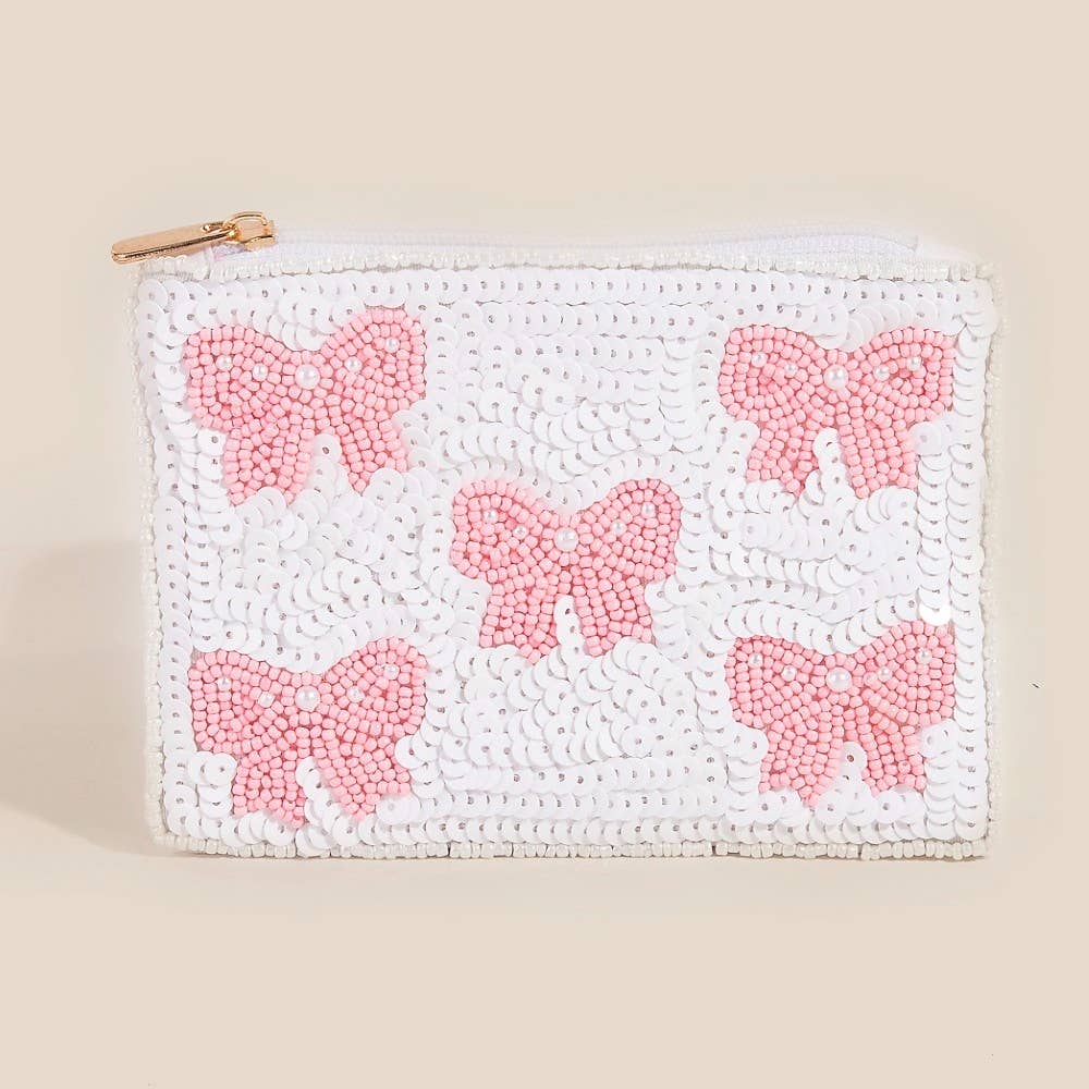 Pink Bow Coin Purse