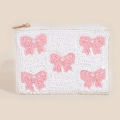 Pink Bow Coin Purse