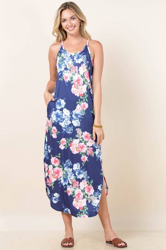 Bluebonnet Breeze Maxi Dress