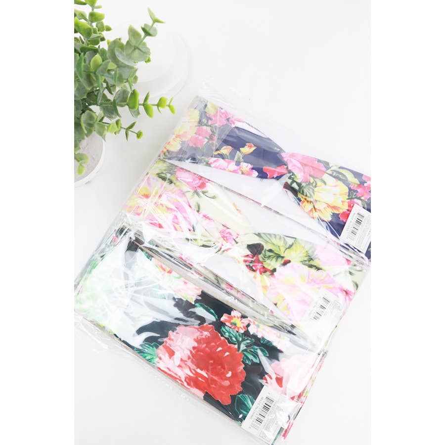 Flower Print Headwrap: MIX COLOR / ONE(12)