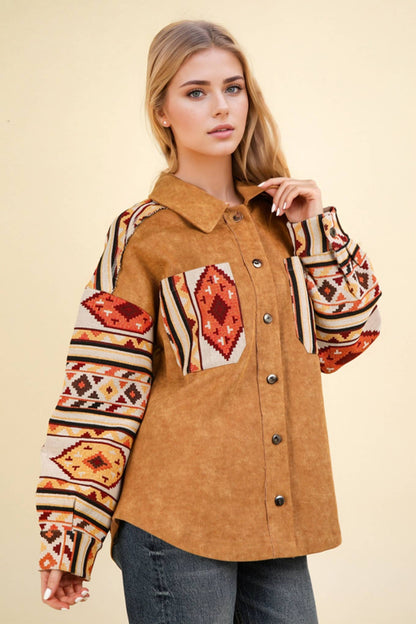 Aztec Oversized Shacket