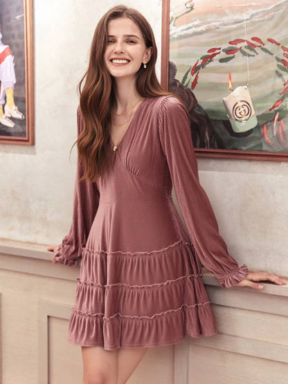 Sweetheart Velvet Mini Dress