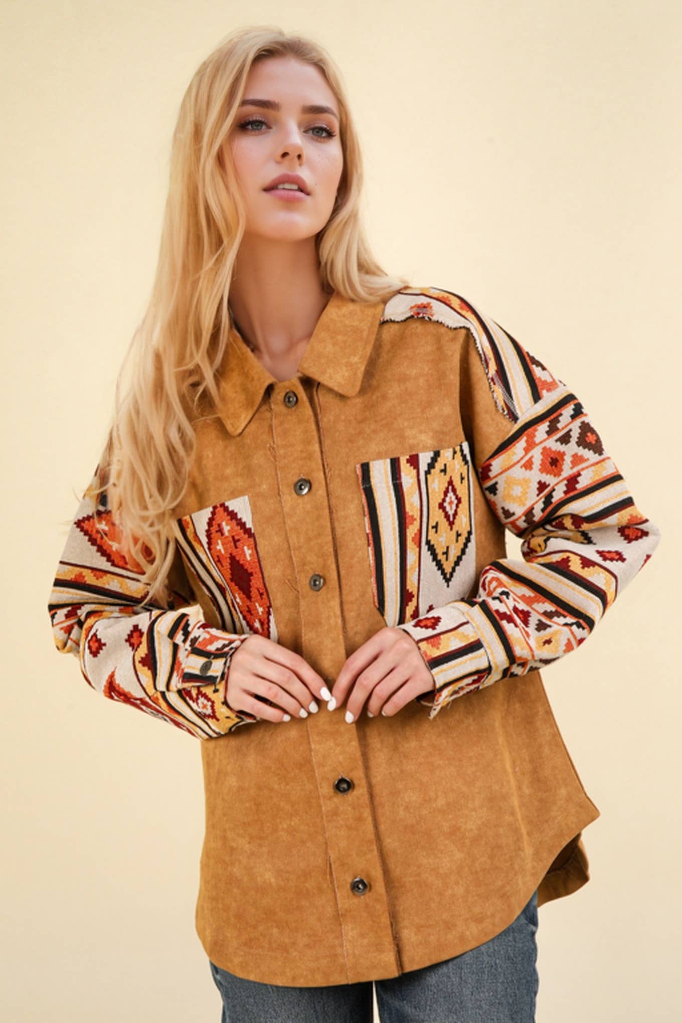 Aztec Oversized Shacket