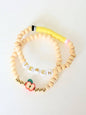 Teacher Apple Charm Bracelet Stack